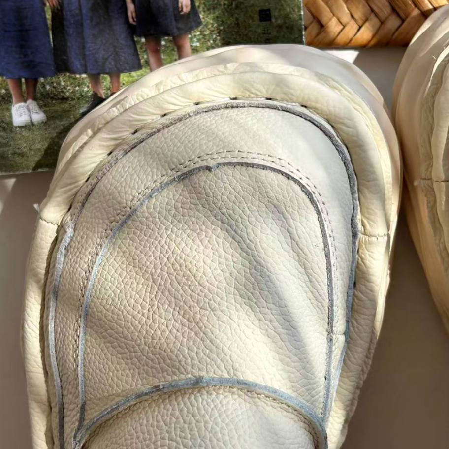 Retro Leather Wide Toe Platform Soft Sole Casual Ankle Boots - Image 5