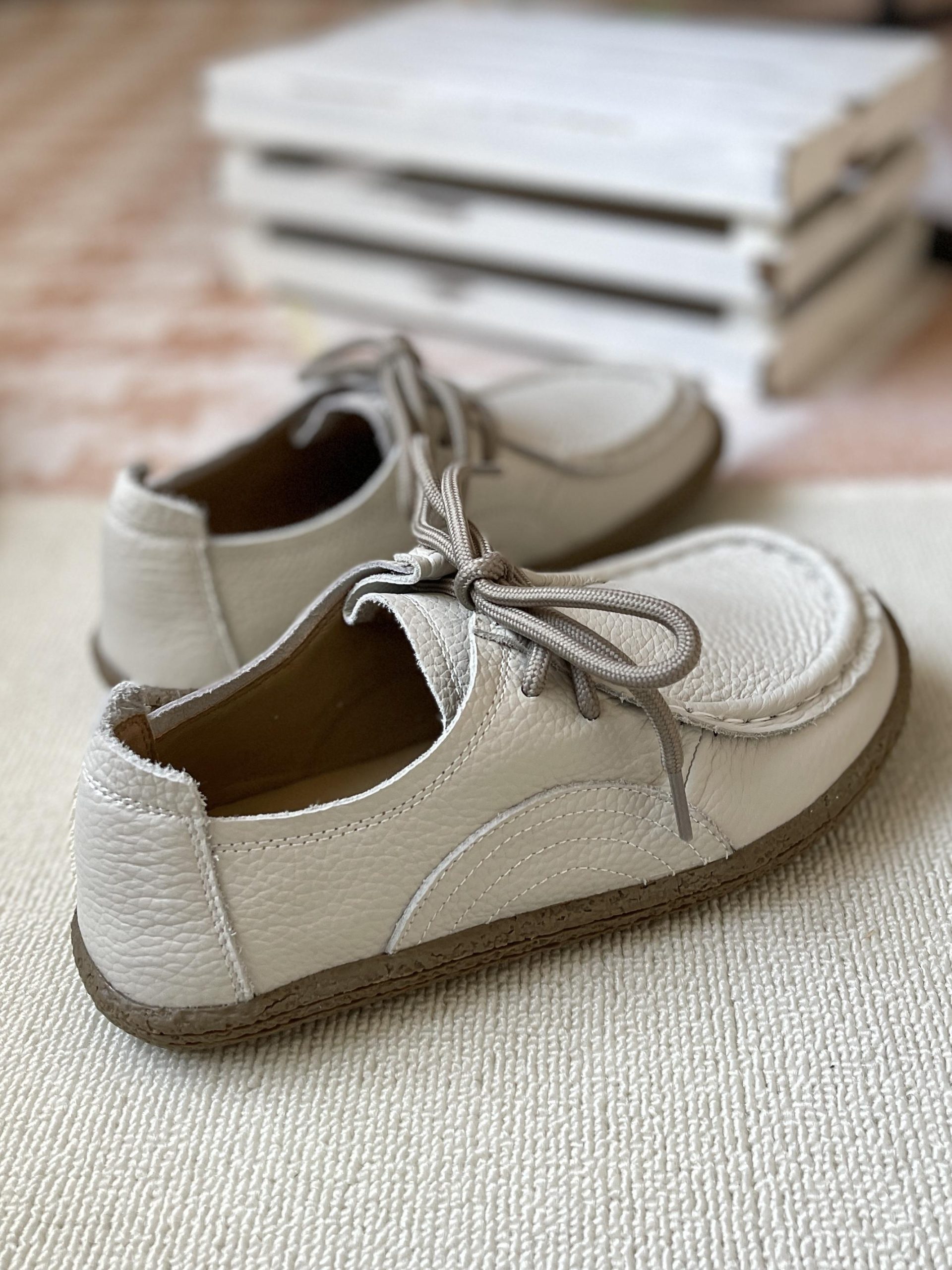 Babakud Women Spring Vintage Art Style Soft Leather Casual Flats Loafers - Image 3